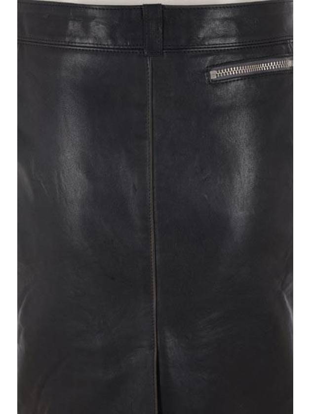 leather midi pencil skirt 51837S23113AK - PRADA - BALAAN 5