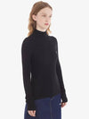 Bold Fox Head Patch Turtleneck Black - MAISON KITSUNE - BALAAN 5