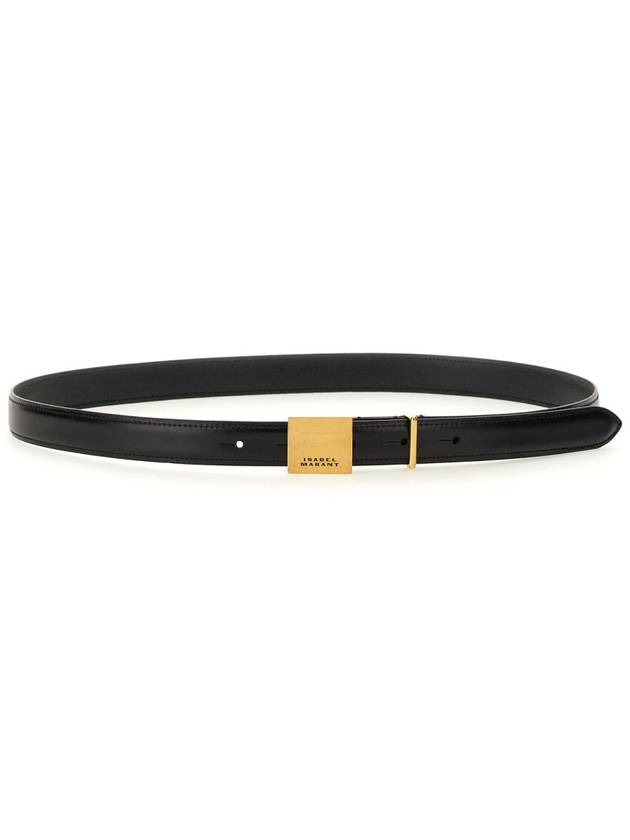 engraved buckle leather belt CE056CFAA3B41A - ISABEL MARANT - BALAAN 2