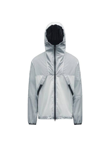 Doi Rain Jacket Ice Grey - MONCLER - BALAAN 1