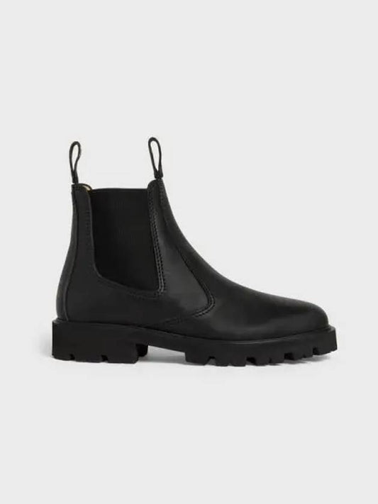 Margaret Calfskin Chelsea Boots Black - CELINE - BALAAN 2