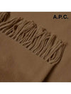 Ambroise Embroidered Muffler Camel - A.P.C. - BALAAN 5