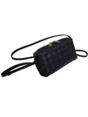 Intrecciato Lamb Leather Mini Cross Bag Black - BOTTEGA VENETA - BALAAN 4