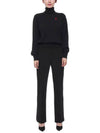 Small Heart Logo Turtleneck Black - AMI - BALAAN 4