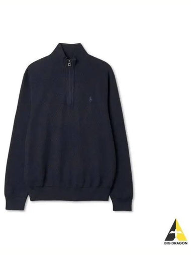 Long sleeve half zip up pullover navy - POLO RALPH LAUREN - BALAAN 1