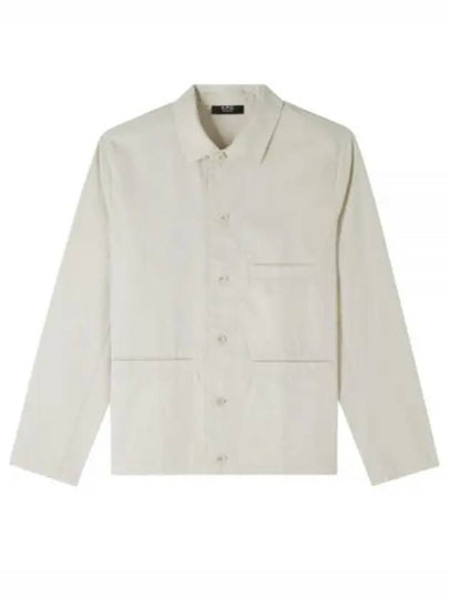 Vianney Shirt Jacket White - A.P.C. - BALAAN 2