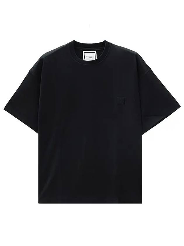 Jellyfish Back Logo Cotton Short Sleeve T-Shirt Black - WOOYOUNGMI - BALAAN 7