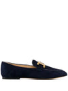 Women's Kate Suede Loafers Blue - TOD'S - BALAAN 2