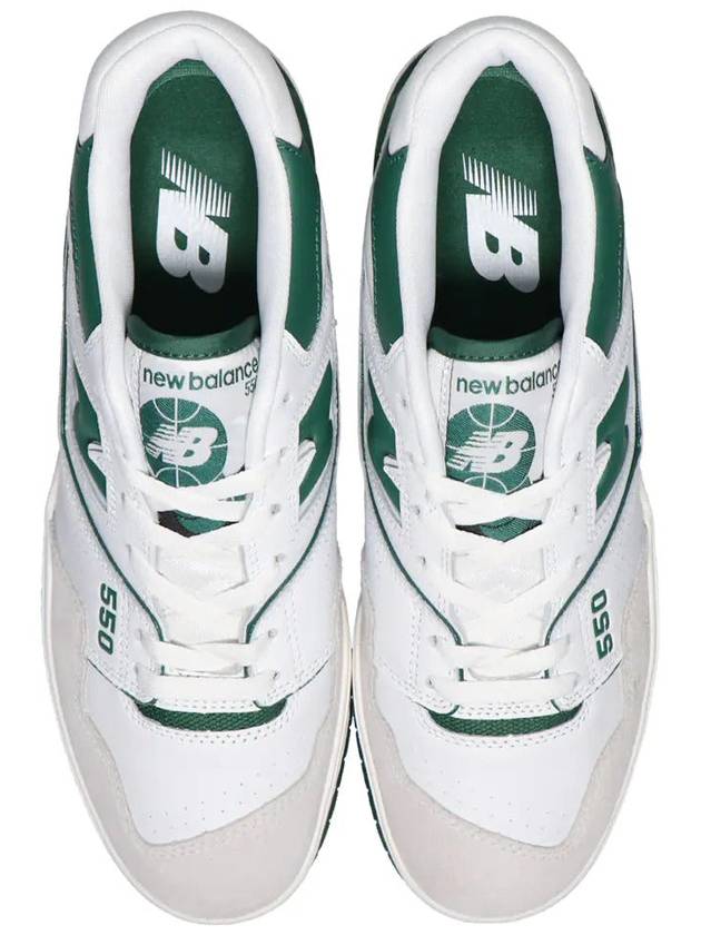 550 Low Top Sneakers White Green - NEW BALANCE - BALAAN 6