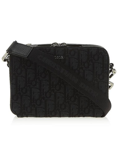 Oblique Strap Shoulder Bag Black - DIOR - BALAAN 1