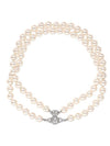 Graziella Pearl Choker Necklace Silver - VIVIENNE WESTWOOD - BALAAN 1