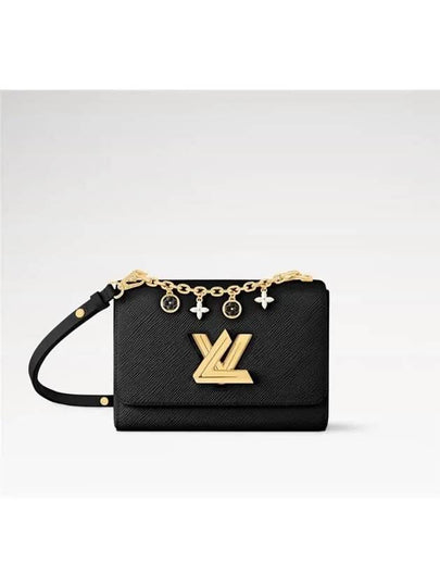 Twist MM Shoulder Bag Black - LOUIS VUITTON - BALAAN 2