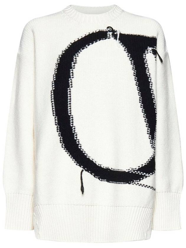 sweater OWHE102F23KNI002 0410 PANNA - OFF WHITE - BALAAN 2