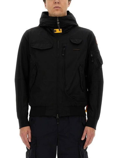 Men's Gobi Spring Hooded Bomber Black - PARAJUMPERS - BALAAN 2