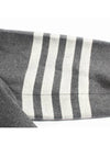 4 Bar Stripe Bomber Jacket Grey - THOM BROWNE - BALAAN 4
