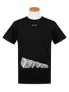 Panther Slim Short Sleeve T-Shirt Black - OFF WHITE - BALAAN 2