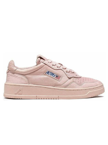 Medalist Leather Low-Top Sneakers Pink - AUTRY - BALAAN 1