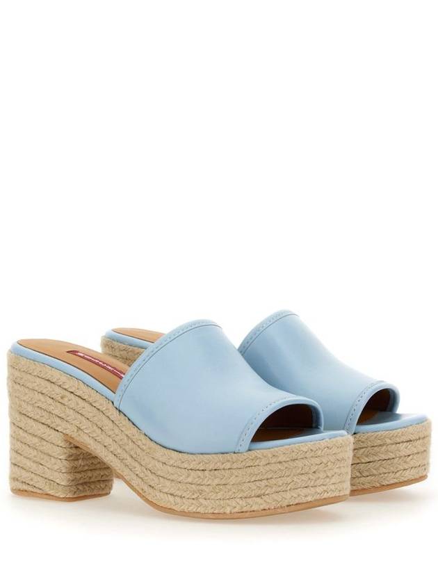 Sandals 32143797 0332 BABY BLUE - MOSCHINO - BALAAN 4