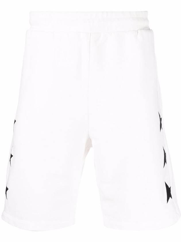 Star Print Shorts White - GOLDEN GOOSE - BALAAN 2