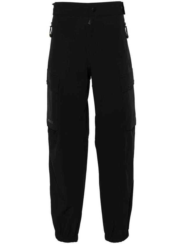 Grenoble Cargo Straight Pants Black - MONCLER - BALAAN 2