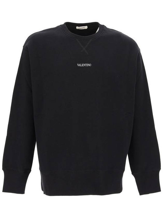 Logo Sweatshirt Sweatshirt Black - VALENTINO - BALAAN.