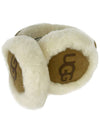 Embroidered Logo Fleece Earmuff Chestnut 18708 - UGG - BALAAN 1