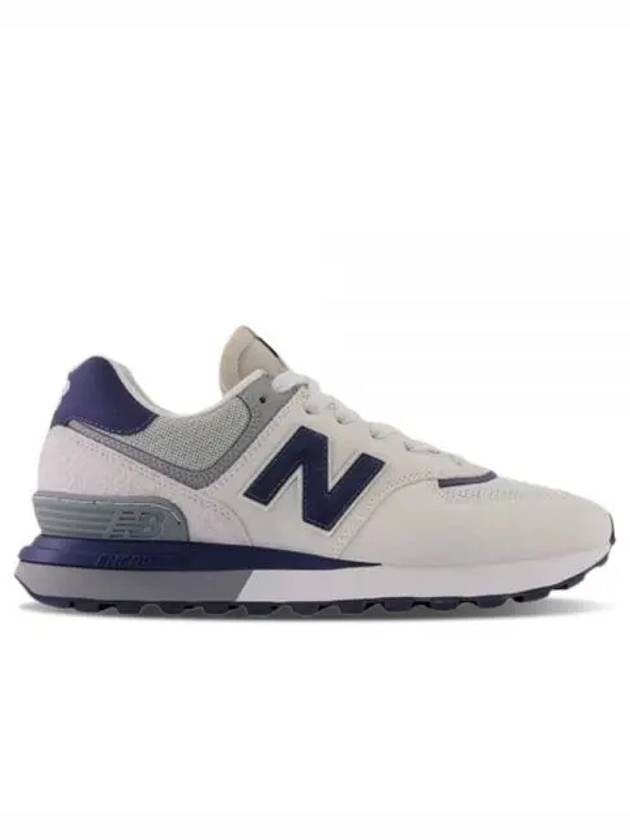 574 Legacy Low Top Sneakers White Navy - NEW BALANCE - BALAAN 2