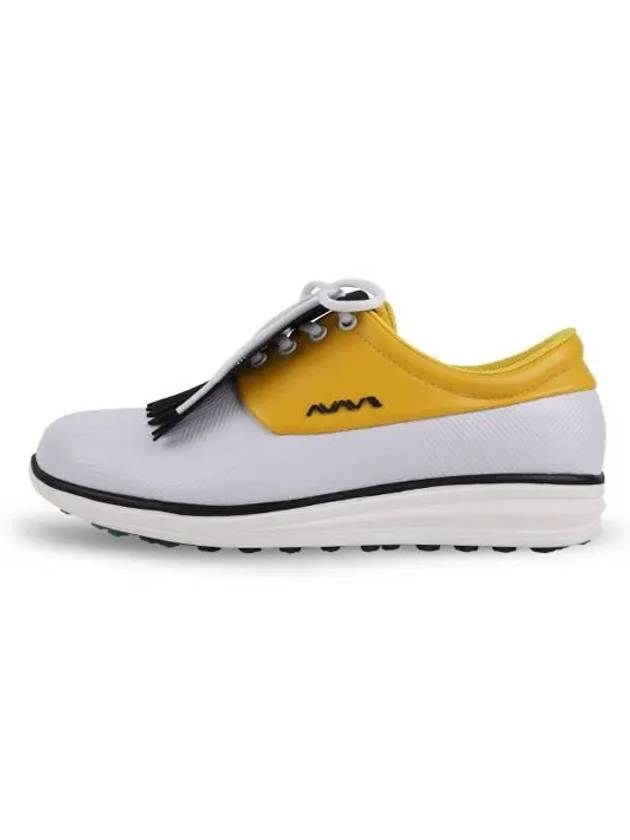 Dublin Tassel Spikeless Golf Shoes White Yellow - AVAVE - BALAAN 3