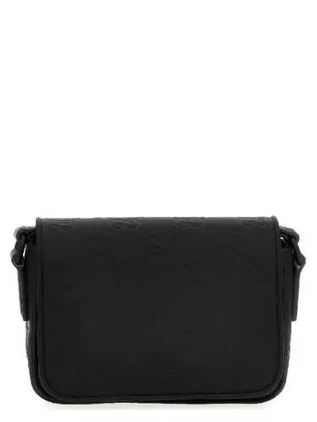 GG Rubbereffect Shoulder Bag Black - GUCCI - BALAAN 2