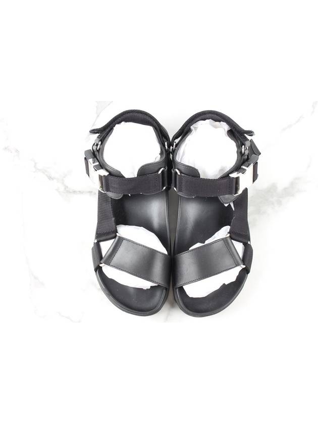 Leather buckle sandal slippers 6 250 - PRADA - BALAAN 7