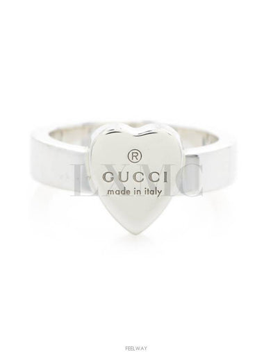 Trademark Silver Heart Ring No 8 223867 - GUCCI - BALAAN 1