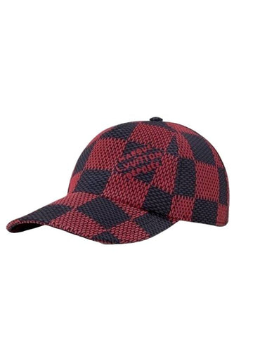 Damier Pop Ball Cap Red - LOUIS VUITTON - BALAAN 1