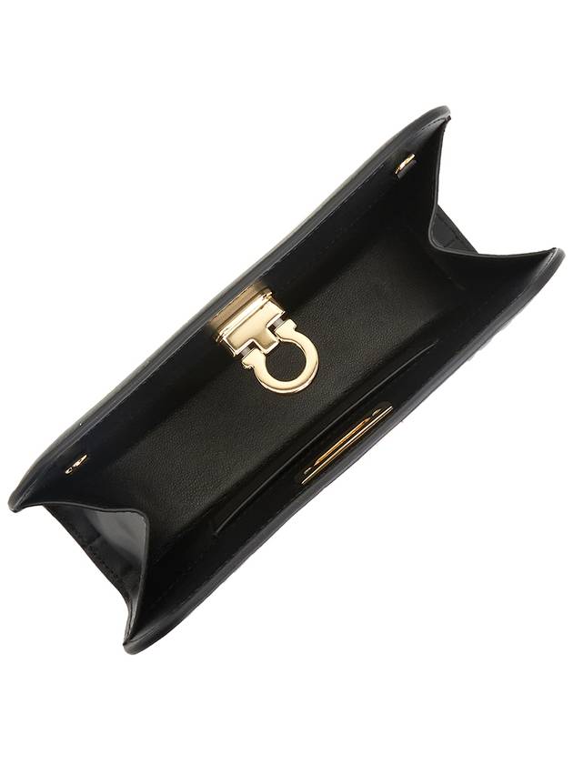 Diana Small Clutch Bag Black - SALVATORE FERRAGAMO - BALAAN 6