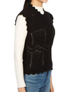 VANESSA WOMEN VEST WK036Z BLACK - ALLSAINTS - BALAAN 3