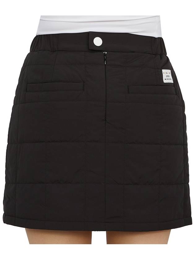 Women's Padded H-Line Skirt Black - HORN GARMENT - BALAAN 8