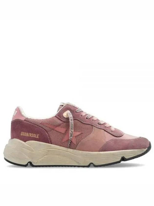 Running Sole Lace-Up Low Top Sneakers Pink - GOLDEN GOOSE - BALAAN 2