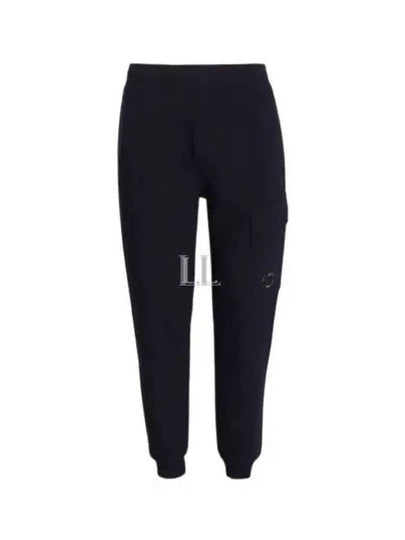 Diagonal Fleece Cargo Track Pants Navy - CP COMPANY - BALAAN 2