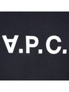 VPC Logo Crew Neck Sweatshirt Navy - A.P.C. - BALAAN 7