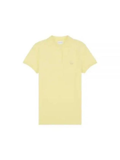 Baby Fox Patch Regular Polo Shirt Yellow - MAISON KITSUNE - BALAAN 2