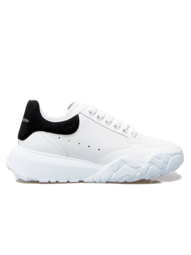 Court Trainer Black Tab Low Top Sneakers White - ALEXANDER MCQUEEN - BALAAN 1