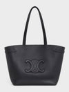 Cabas Anais Cuir Grain Calfskin Shoulder Bag Black - CELINE - BALAAN 2