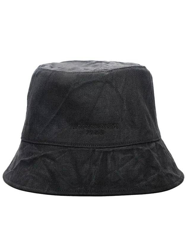 Crinkle Denim Bucket Hat Black Men s 194274 - WOOYOUNGMI - BALAAN 2