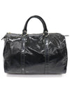 193603 Black PVC coated canvas JOY Boston tote bag - SALVATORE FERRAGAMO - BALAAN 1