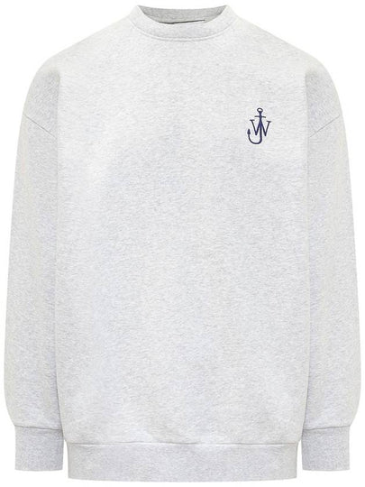 Embroidery Anchor Back Print Sweatshirt Light Grey - JW ANDERSON - BALAAN 2