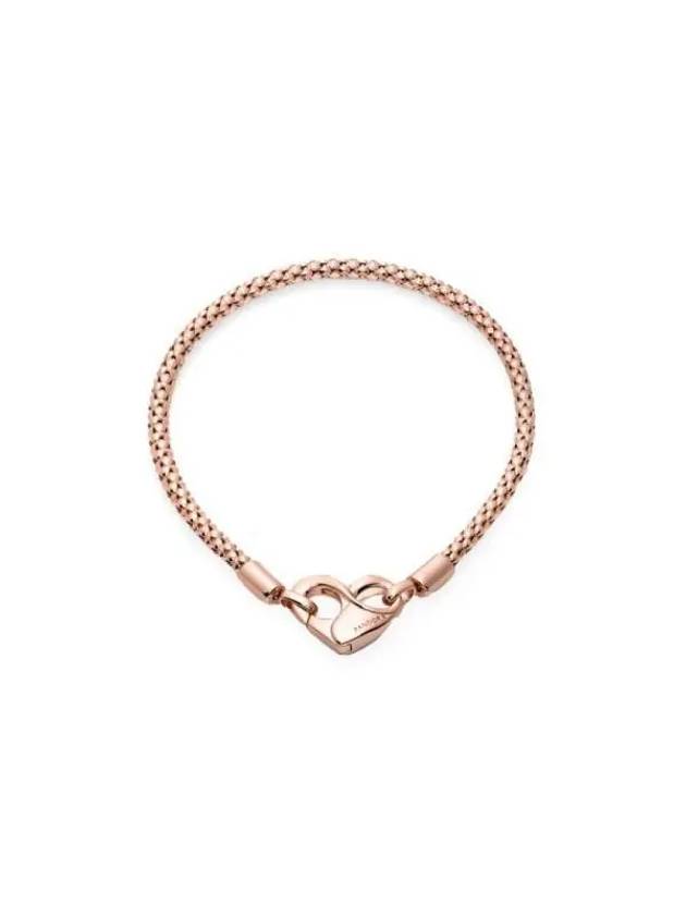 Moments Studded Chain Bracelet Rose Gold - PANDORA - BALAAN 3