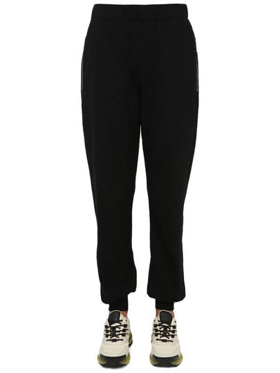 Women's Cotton Zipper Track Pants Black - GIVENCHY - BALAAN 2