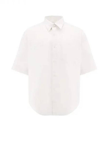 Ami patch pocket cotton short sleeve shirt 271495 - AMI - BALAAN 1