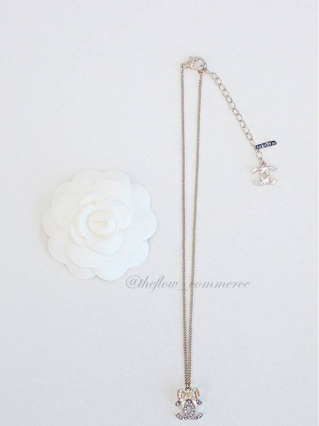 CC Logo Ribbon Necklace Gold - CHANEL - BALAAN 3