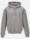 Mini Heart Logo Hoodie Heather Grey - AMI - BALAAN 4