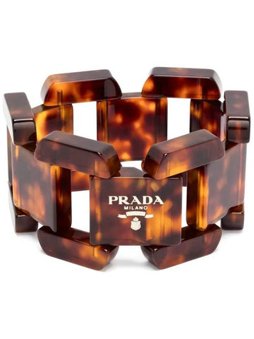 logo-stamp bracelet - PRADA - BALAAN 1